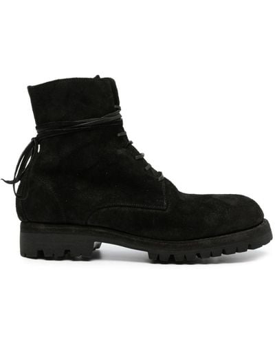 Guidi 795v Leather Ankle Boots - Black