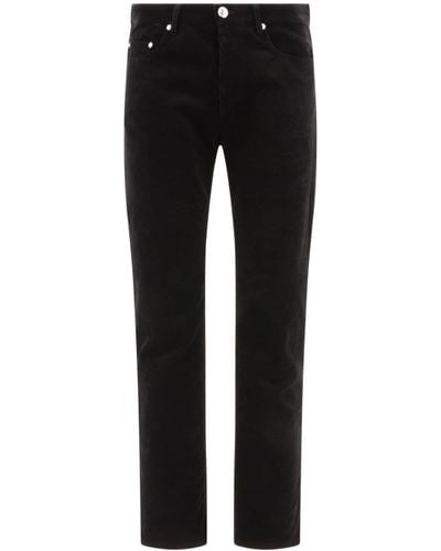 A.P.C. Mid-rise Slim-fit Jeans - Black