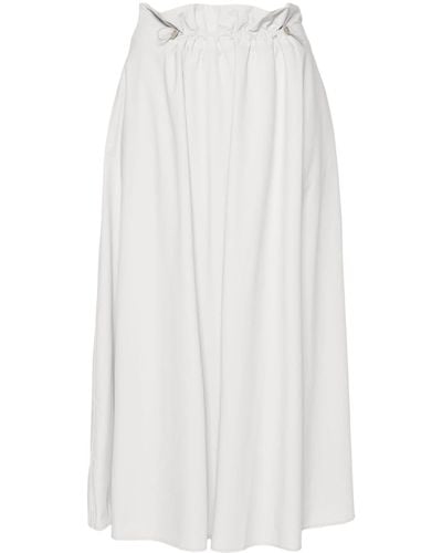 Herno A-line Midi Skirt - White