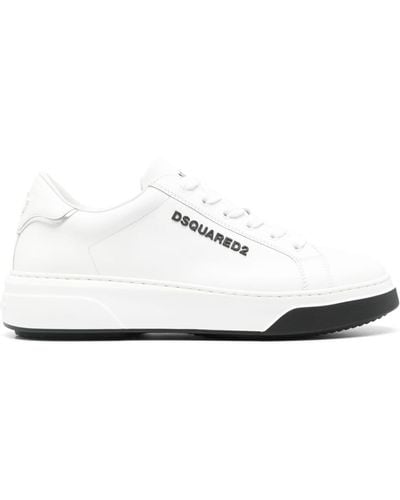 DSquared² 1964 Leather Trainers - White