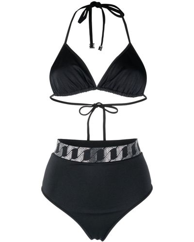 Balmain Two-piece Bikini Set - Black