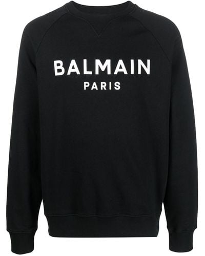Balmain Sweater Met Logoprint - Zwart