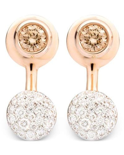 Pomellato 18kt rose gold Sabbia diamond earring - Blanco