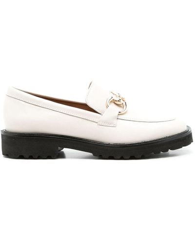 Sarah Chofakian Betsy Leather Loafers - White