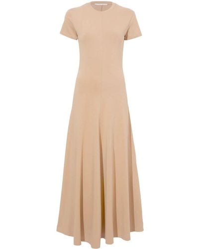 Proenza Schouler Jersey Short-sleeve Dress - Natural