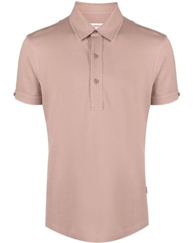Orlebar Brown Sebastian Cotton Polo Shirt - Pink
