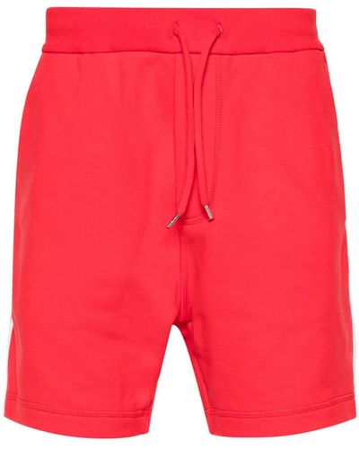 DSquared² Shorts sportivi con applicazione - Rosso