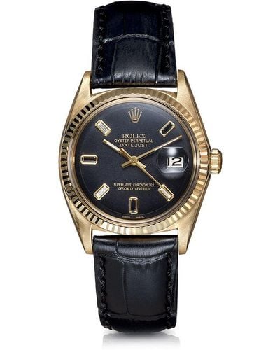 Lizzie Mandler Rolex Oyster Perpetual Datejust Horloge - Metallic