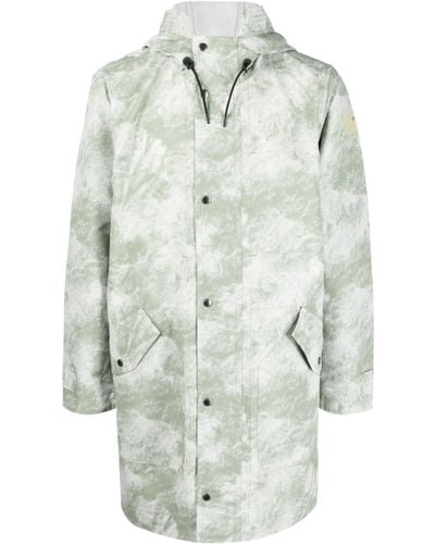 PS by Paul Smith Camouflage Hooded Parka - Gray