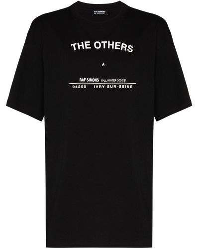 Raf Simons Tour Short-sleeved T-shirt - Black