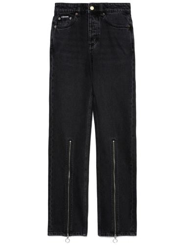 Eytys Orion Cotton Straight-leg Jeans - Black