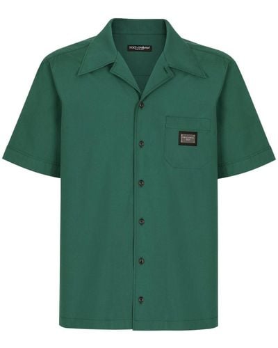 Dolce & Gabbana Dg Essentials Short-sleeve Shirt - Green