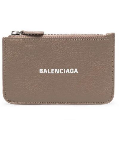 Balenciaga ファスナー財布 - ブラウン