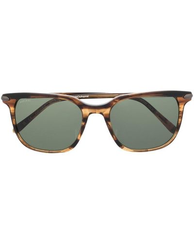 Aspinal of London Triton Square-shape Sunglasses - Brown