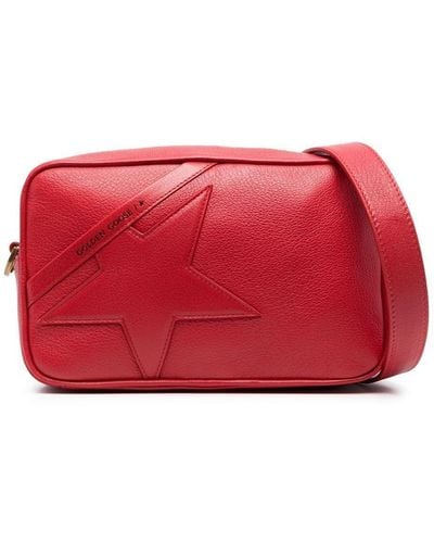 Golden Goose Bandolera Mini Star - Rojo