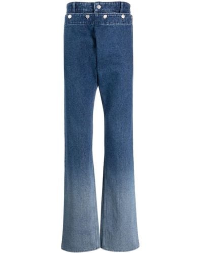 BOTTER Double-waistband Straight-leg Jeans - Blue