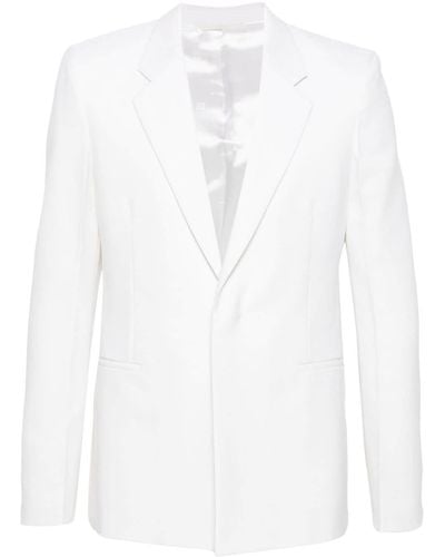 Givenchy ノッチドラペル ジャケット - ホワイト