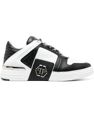 Philipp Plein Logo-patch Low-top Sneakers - Black