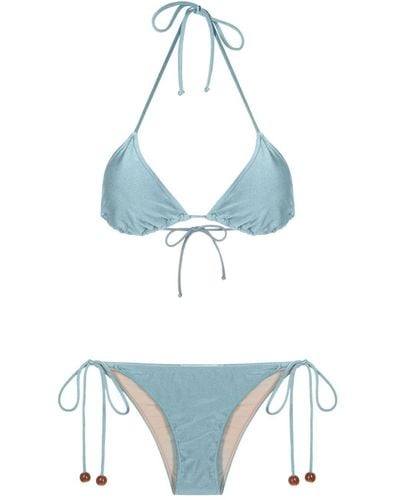 Adriana Degreas Orquidea Vintage Bikini - Blue