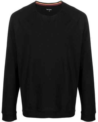 Paul Smith Sweatshirt mit Logo-Patch - Schwarz