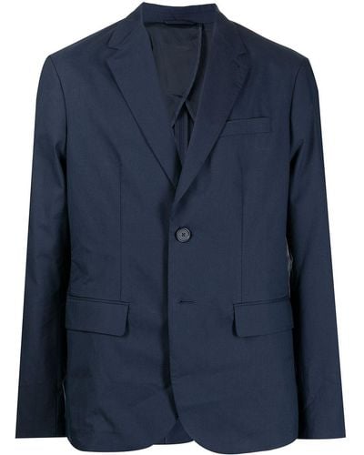 Armani Exchange シングルジャケット - ブルー