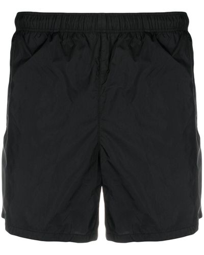 Our Legacy Elastische Shorts mit geradem Bein - Schwarz