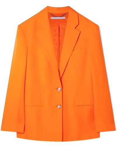 Stella McCartney Einreihiger Blazer - Orange