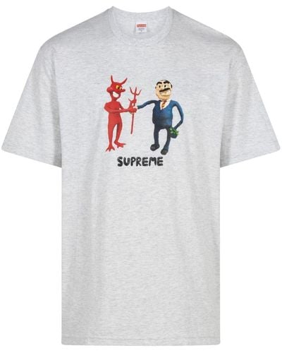 Supreme T-shirt Business 'Ash Grey' - Gris