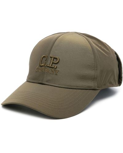 C.P. Company Chrome-R Goggle Baseballkappe - Grün