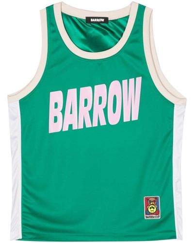 Barrow Logo-print Top - Green
