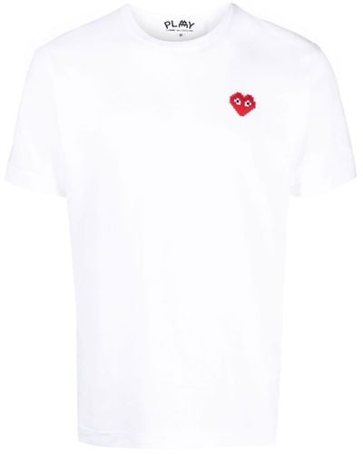 COMME DES GARÇONS PLAY Klassisches T-Shirt - Weiß