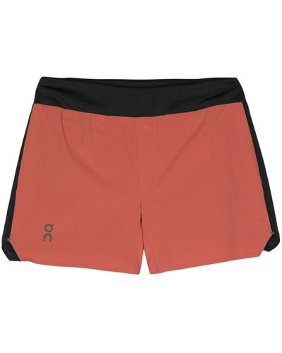 On Shoes Lichtgewicht Hardloopshorts - Rood