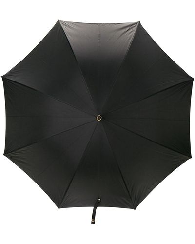 Alexander McQueen Parapluie à manche tête de mort - Noir