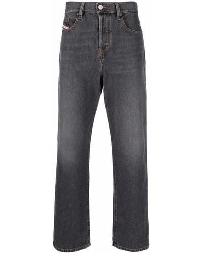 DIESEL 2020 D-viker Straight Jeans - Black