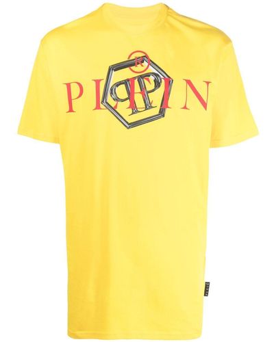Philipp Plein ロゴ Tシャツ - イエロー
