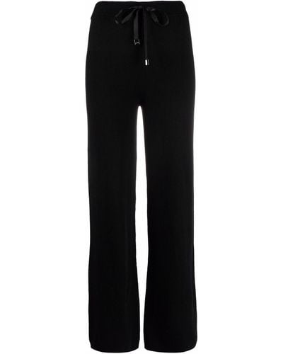 Peserico High-rise Slouchy Trousers - Black