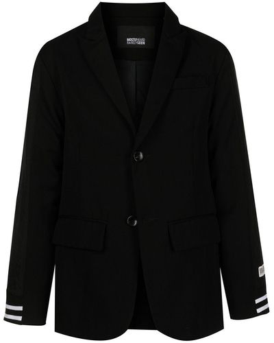 Mostly Heard Rarely Seen Single-breasted Wool Jacket - Black