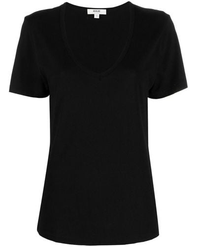 Agolde Vネック Tシャツ - ブラック