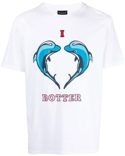 BOTTER Logo-print Organic Cotton T-shirt - Blue