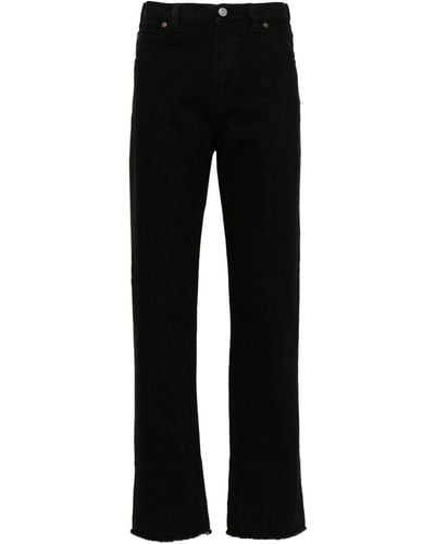 Victoria Beckham High-waist Straight-leg Jeans - Black