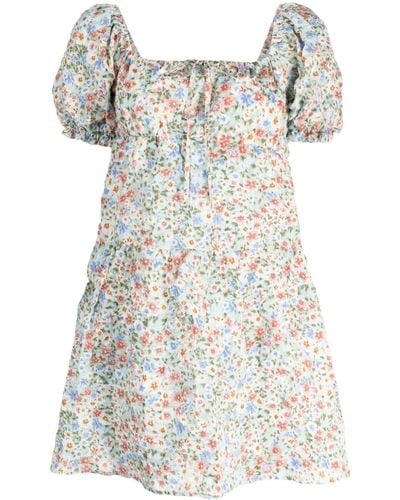 B+ AB Mini-jurk Met Print - Wit