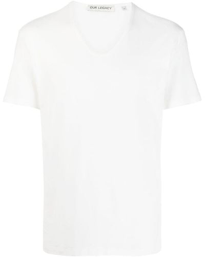 Our Legacy ラウンドネック Tシャツ - ホワイト