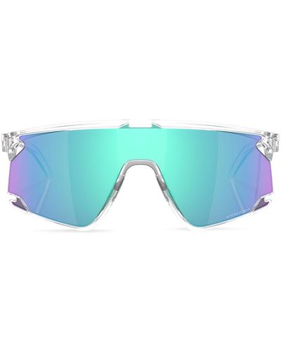 Oakley Transparent Mask-frame Sunglasses - Blue