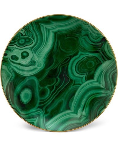L'objet Piatto Malachite (31cm) - Verde