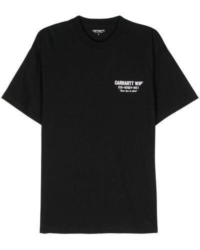Carhartt Graphic-Print Cotton T-Shirt - Black