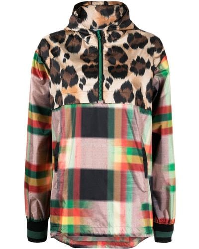 Pierre Louis Mascia Panelled-print-design Jacket - Multicolor