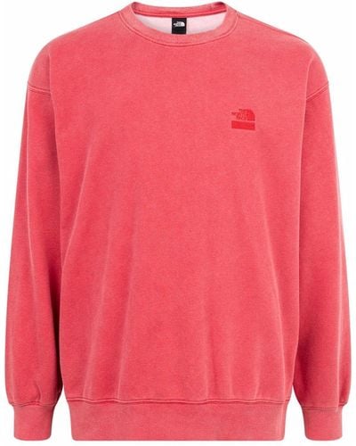 Supreme X The North Face Logo-embroidered Sweatshirt