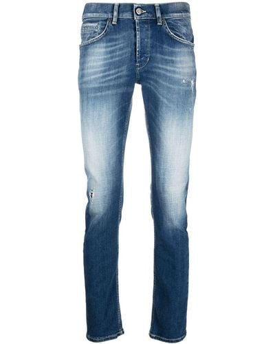 Dondup Jeans con effetto schiarito - Blu