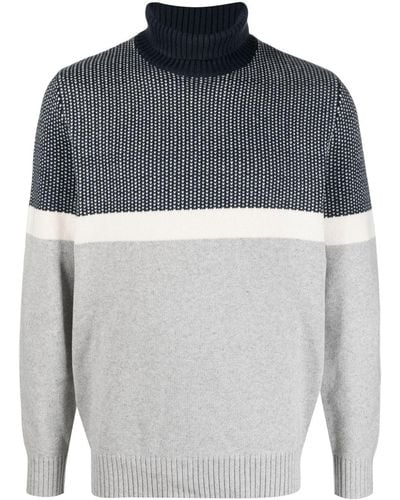 Barbour Bream Roll-neck Sweater - Gray