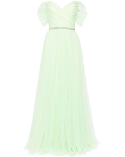 Jenny Packham Vestido de fiesta Zinnia con detalles - Verde